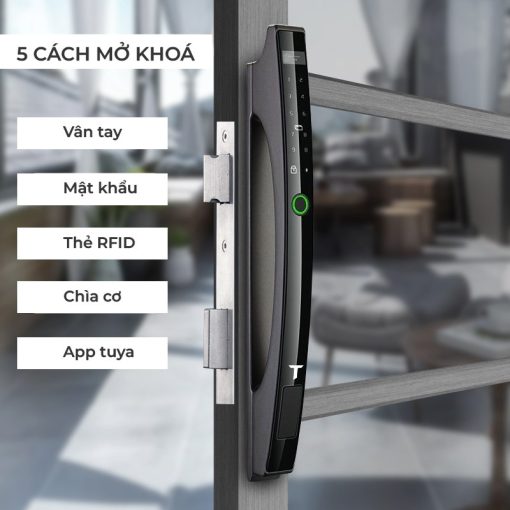 Khóa cửa nhôm kính thông minh TENON AL5