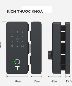 Khóa cửa nhôm kính thông minh TENON G1