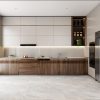 Tủ bếp gỗ công nghiệp MDF lõi xanh chống ẩm kịch trần